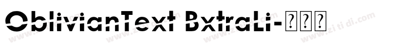 OblivianText BxtraLi字体转换